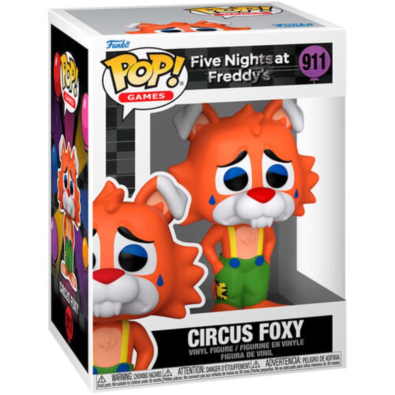 Funko Pop! Five Nights at Freddys (FNAF) Circus Foxy 911 + Free Protector