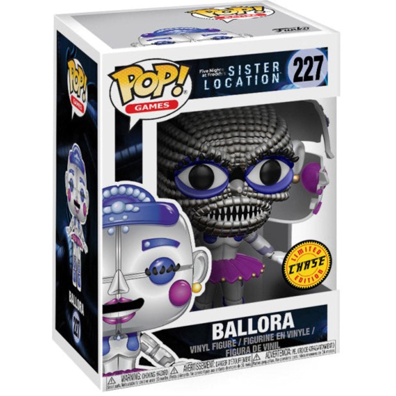Funko Pop! Five Nights at Freddys (FNAF) Sister Location Ballora 227 CHASE + Free Protector