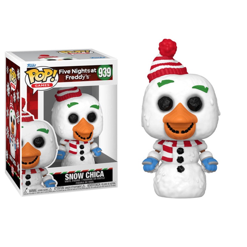 Funko Pop! Five Nights at Freddys (FNAF) Snow Chica 939 + Free Protector