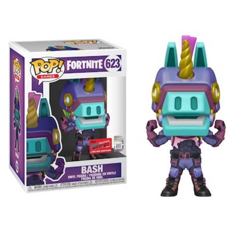 Funko Pop! Fortnite Bash 623 Funko New York Comic Con + Free Protector