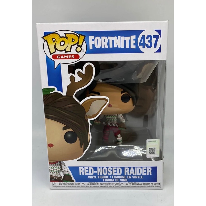 Funko Pop! Fortnite Red-Nosed Raider 437 + Free Protector