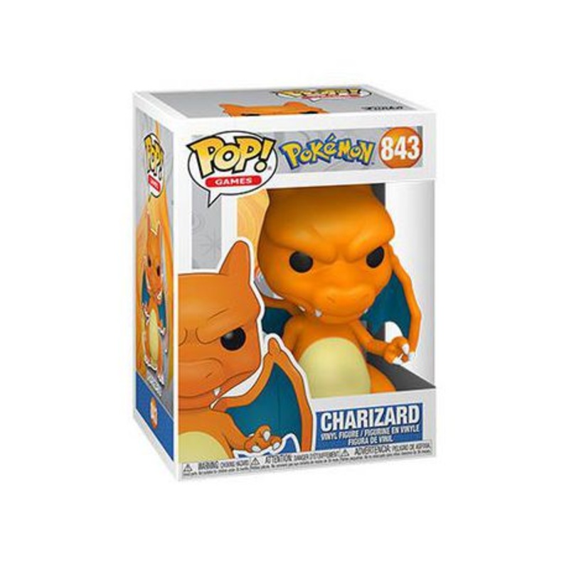 Funko POP Games: Pokemon - Charizard Vinyl Figure 843 + POP Protector
