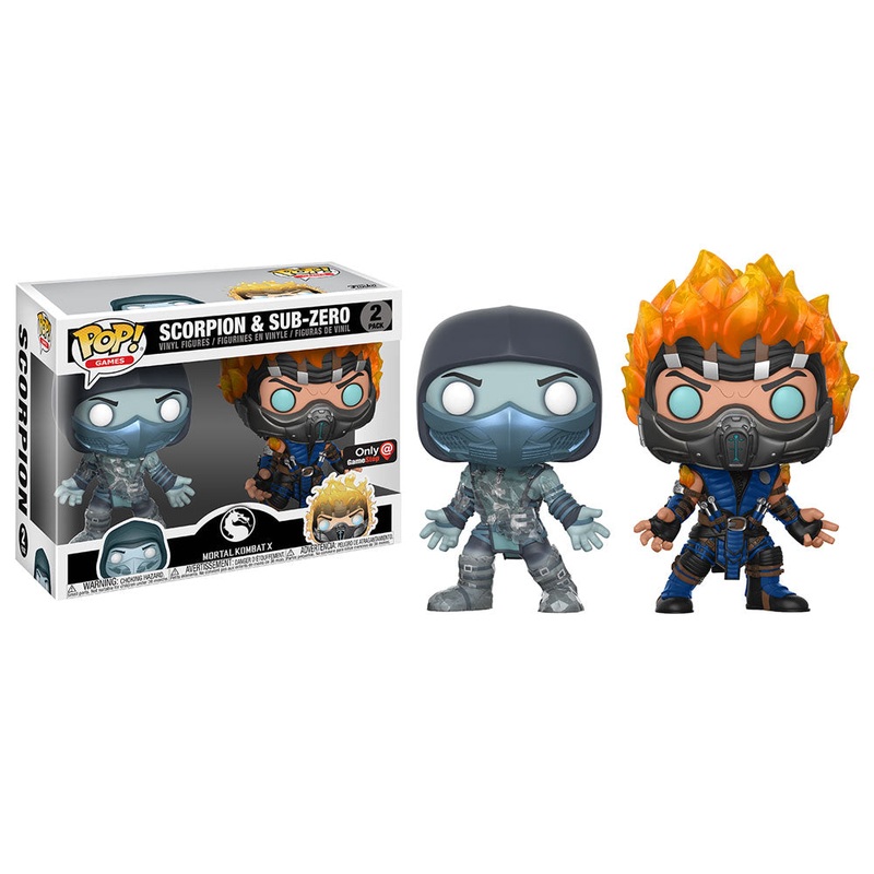 Funko POP! Games: Scorpion & Sub-Zero 2 Pack Gamestop Exclusive (shelf ware)