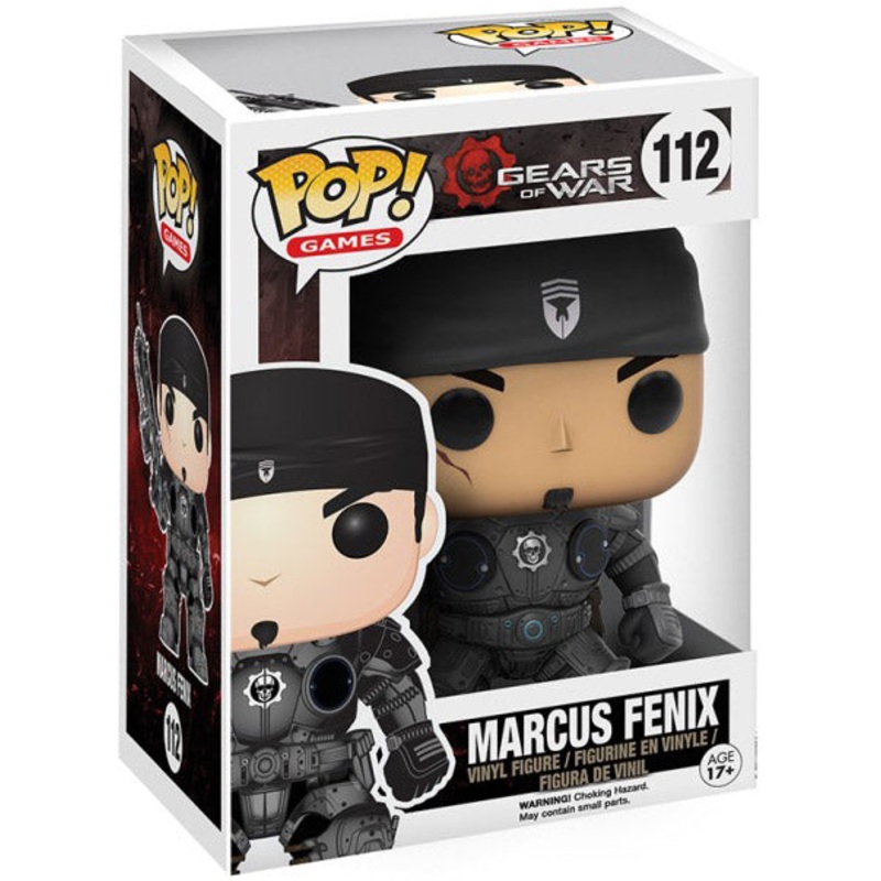Funko Pop! Gears of War Marcus Fenix 112 (slight box ware) + Free Protector