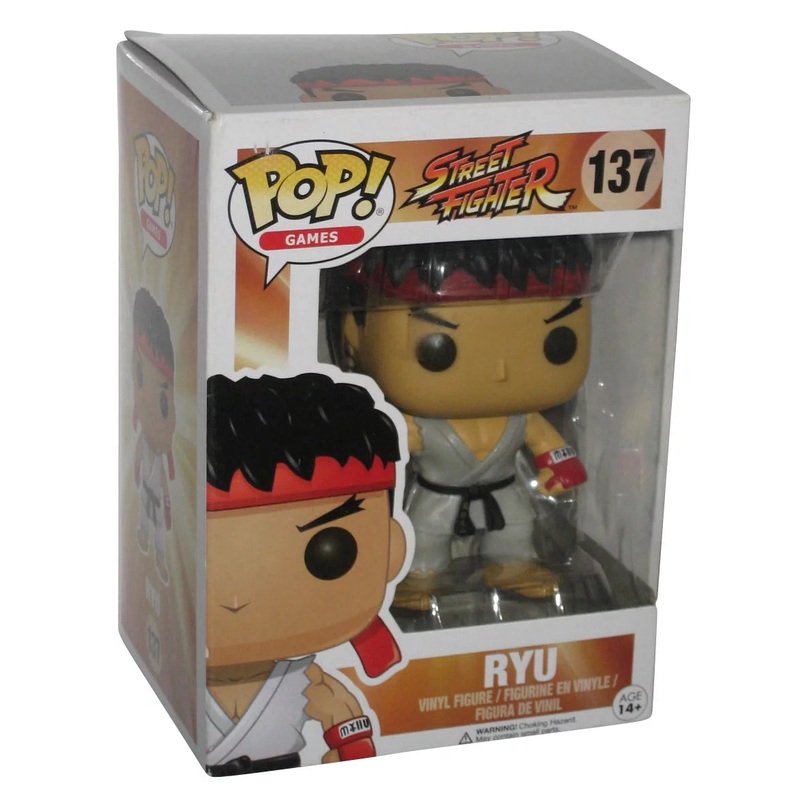 Funko Pop! Street Fighter - Ryu 137 (VAULTED) + Pop Protector