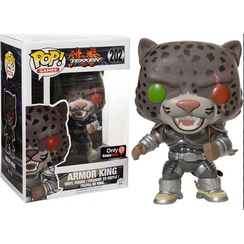 Funko Pop! Tekken Armor King 202 GameStop Exclusive + Free Protector