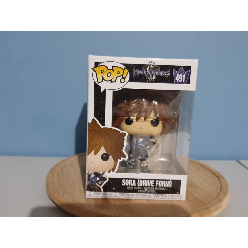 Disney Kingdom Hearts - Sora (Drive form) Funko POP #491 pop vinyl + PoP Protector