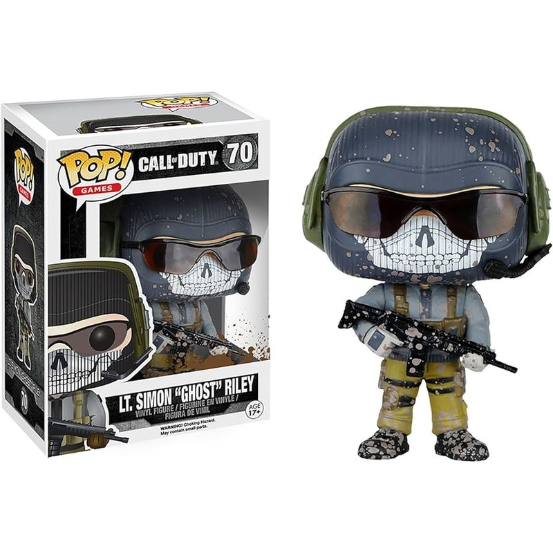 Funko Pop! Call of Duty - LT. Simon Ghost Riley 70 (VAULTED) + Free Protector