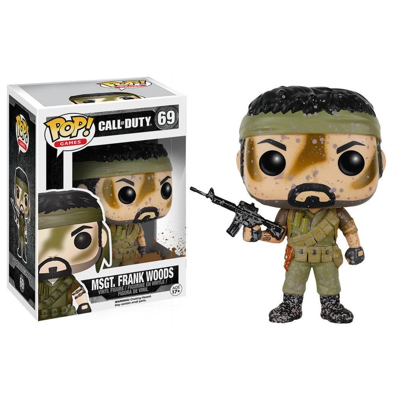 Funko Pop! Call Of Duty MSGT. Frank Woods 69 EB Exclusive (VAULTED) + Protector