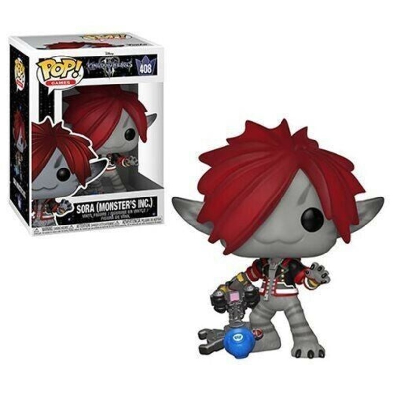 Funko Pop! Disney Kingdom Hearts - Sora (Monsters Inc.) 408 (VAULTED) + Free Protector