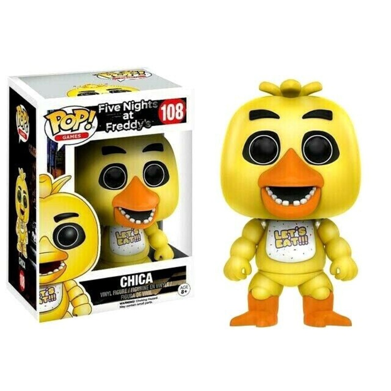 Funko Pop! FNAF: Five Nights at Freddys Chica the Chicken 108 (VAULTED) + Free Protector