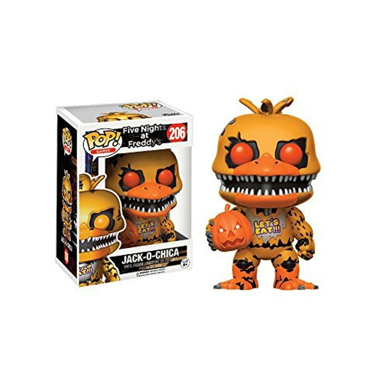 Funko Pop! FNAF: Five Nights at Freddys - Jack-O-Chica 206 GameStop Exclusive (VAULTED) + Free Protector