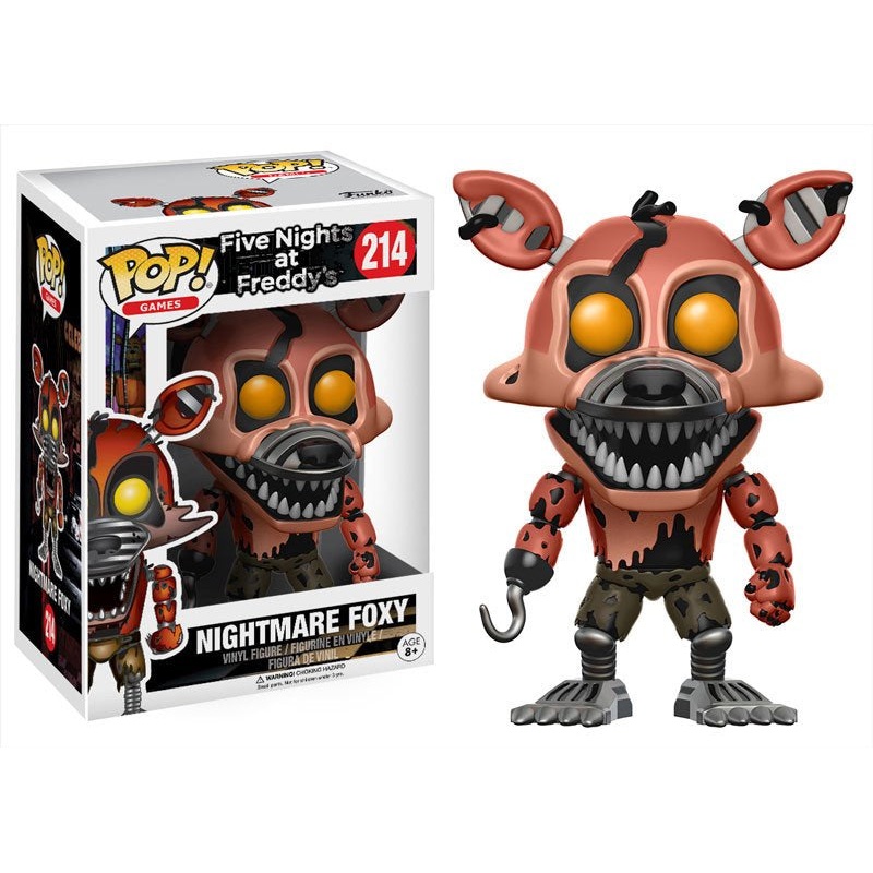 Funko Pop! FNAF: Five Nights at Freddys - Nightmare Foxy 214 (VAULTED) + Free Protector