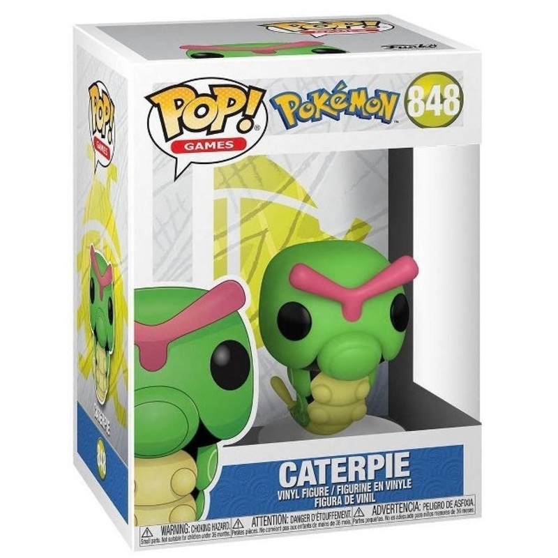 Funko Pop! Games: Pokemon Caterpie #848 + PoP Protector