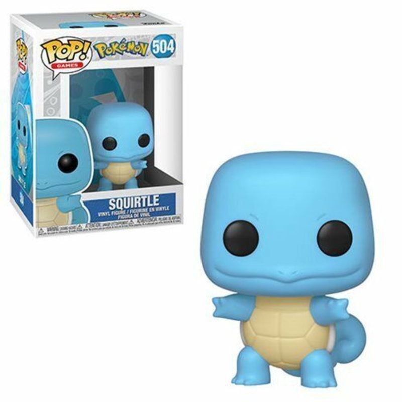 Funko POP! Games: Pokmon - Squirtle #504 + PROTECTOR!