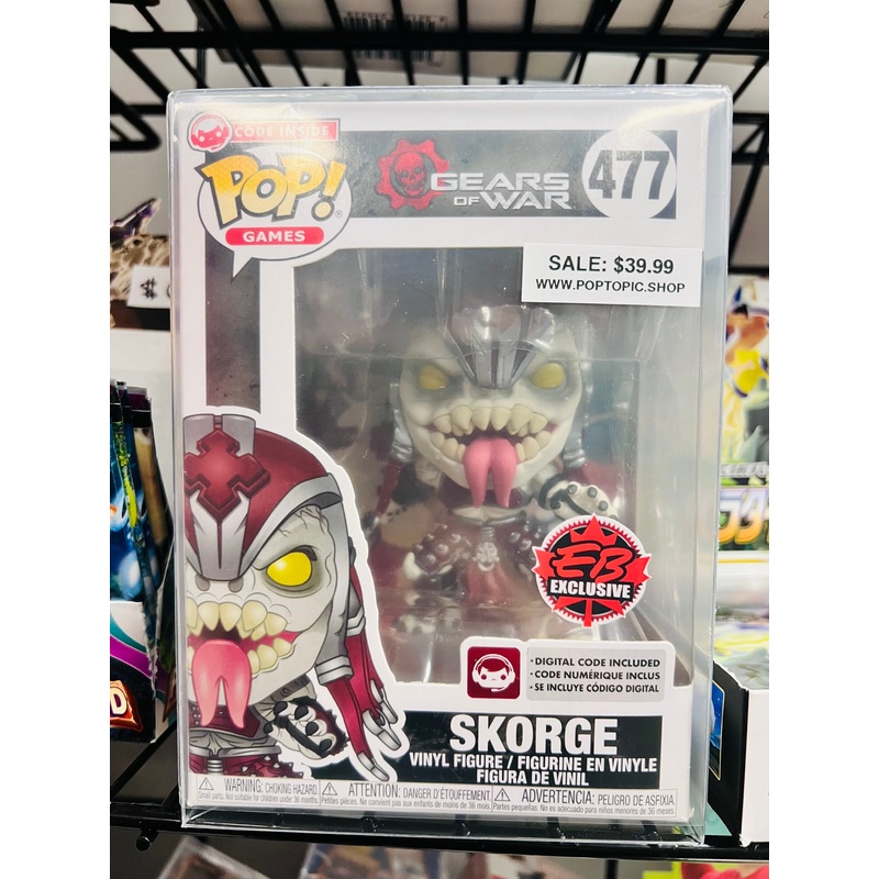 Funko Pop! Gear of War - Skorge 477 EB Exclusive + Free Protector (VAULTED)