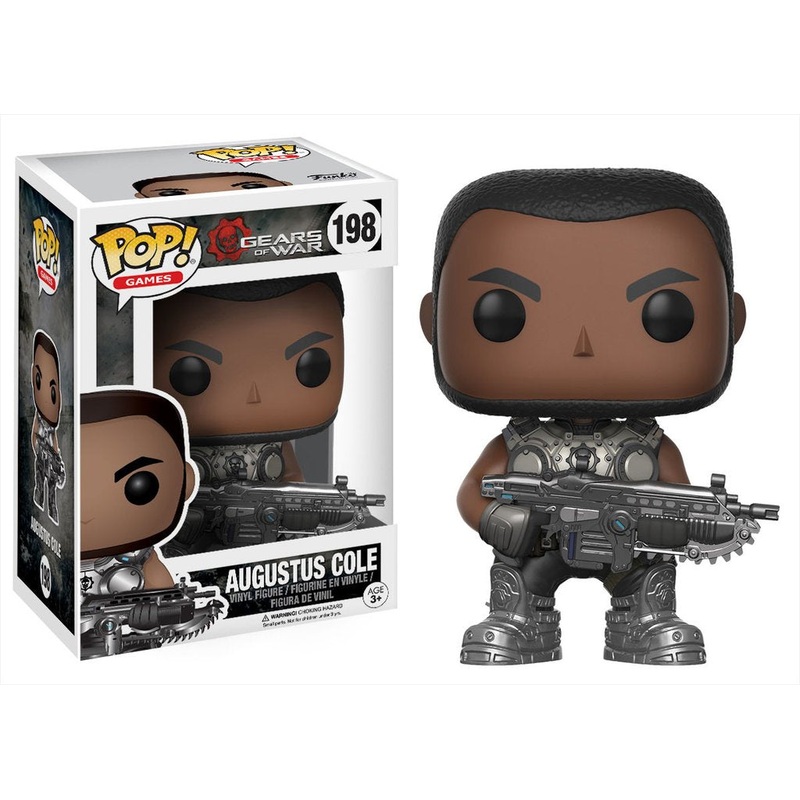 Funko Pop! Gears of War Augustus Cole 198 (VAULTED) + Free Protector