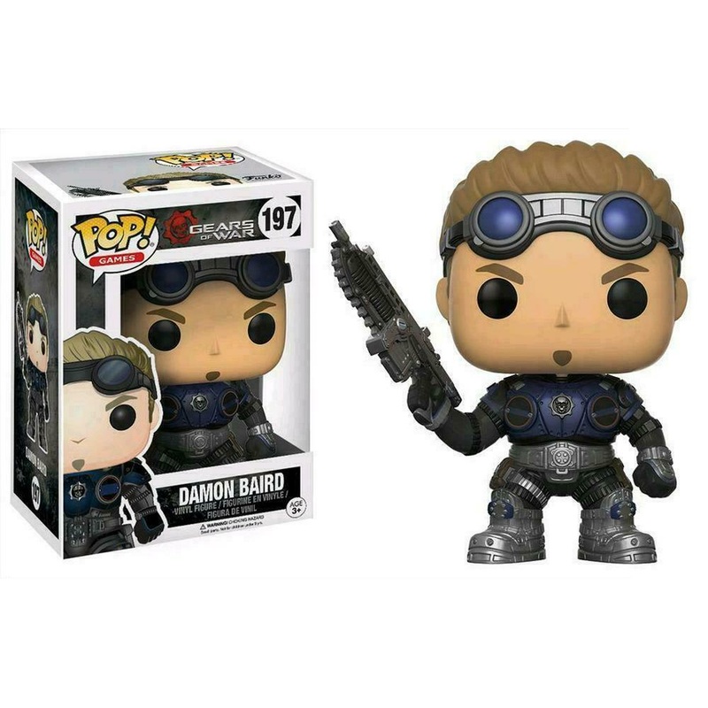 Funko Pop! Gears of War Damon Baird (W/ Armour) 197 (VAULTED) + Free Protector