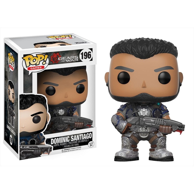 Funko Pop! Gears of War Dominic Santiago 196 (VAULTED) + Free Protector