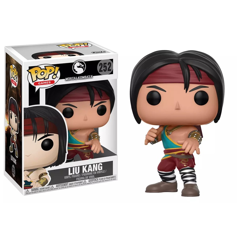 Funko Pop! Mortal Kombat X - Liu Kang 252 + Protector (VAULTED)