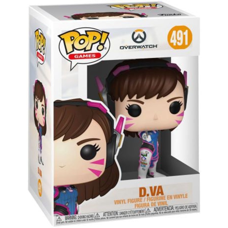Funko Pop! Overwatch - D.VA 491 (VAULTED) + Free Protector