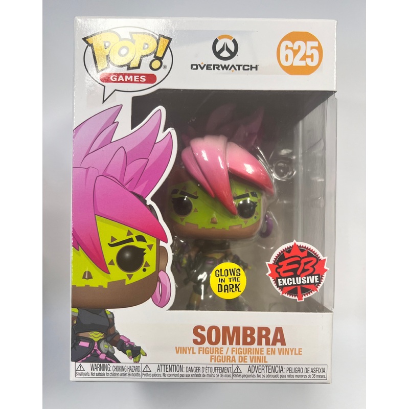 Funko Pop! Overwatch - Sombra Glows in the Dark EB Exclusive + Free Protector
