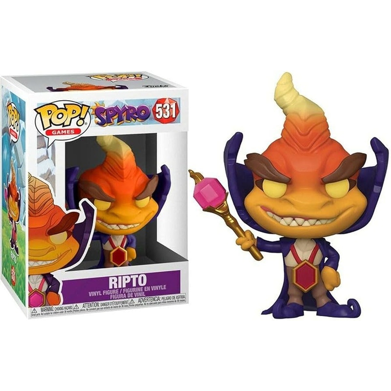 Funko Pop! Spyro - Ripto 531 (VAULTED) + Free Protector
