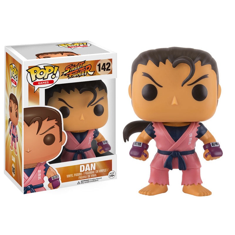 Funko Pop! Street Fighter Dan 142 + (VAULTED) Free Protector