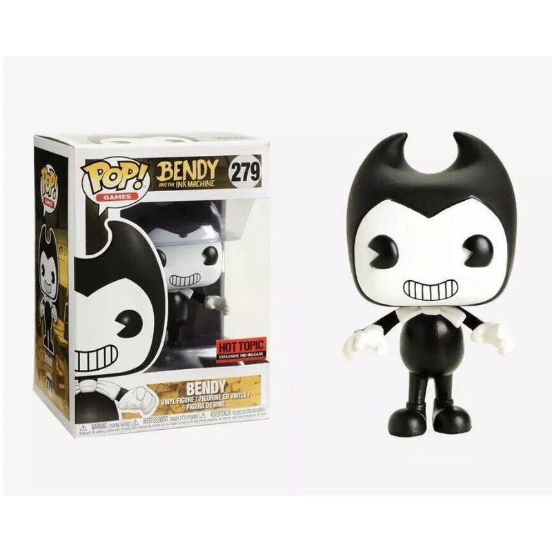 Funko Pop! Bendy and the Ink Machine: Bendy 279 Hot Topic Pre-Release Exclusive + Pop Protector