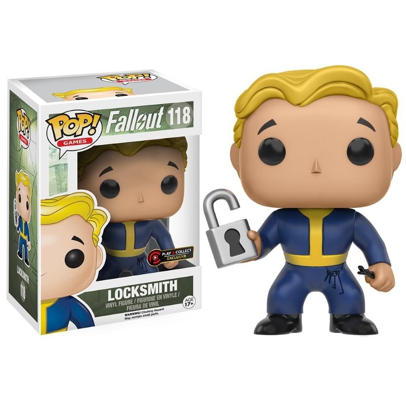 Funko Pop! Fallout Locksmith 118 Play & Connect Exclusive (VAULTED) + Pop Protector