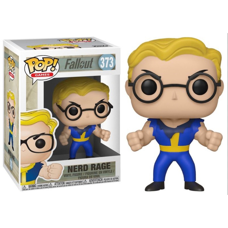 Funko Pop! Fallout - Vault Boy (Nerd Rage) 373 + Protector (VAULTED)
