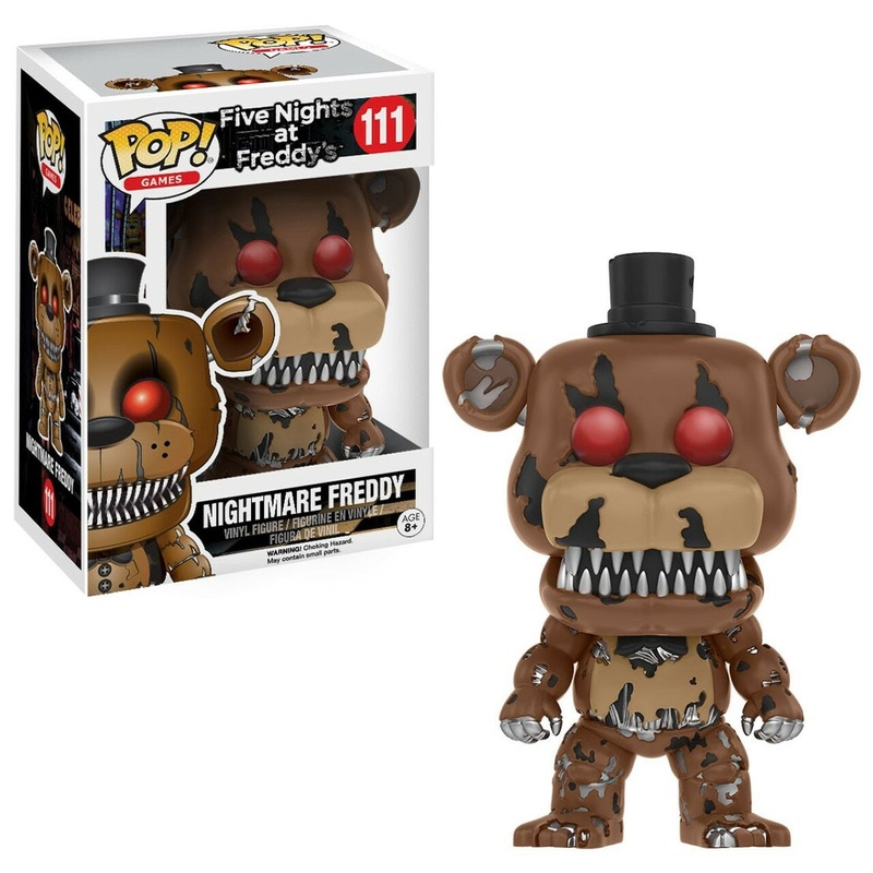 Funko Pop! Five Nights at Freddys (FNAF) Nightmare Freddy 111 + Protector