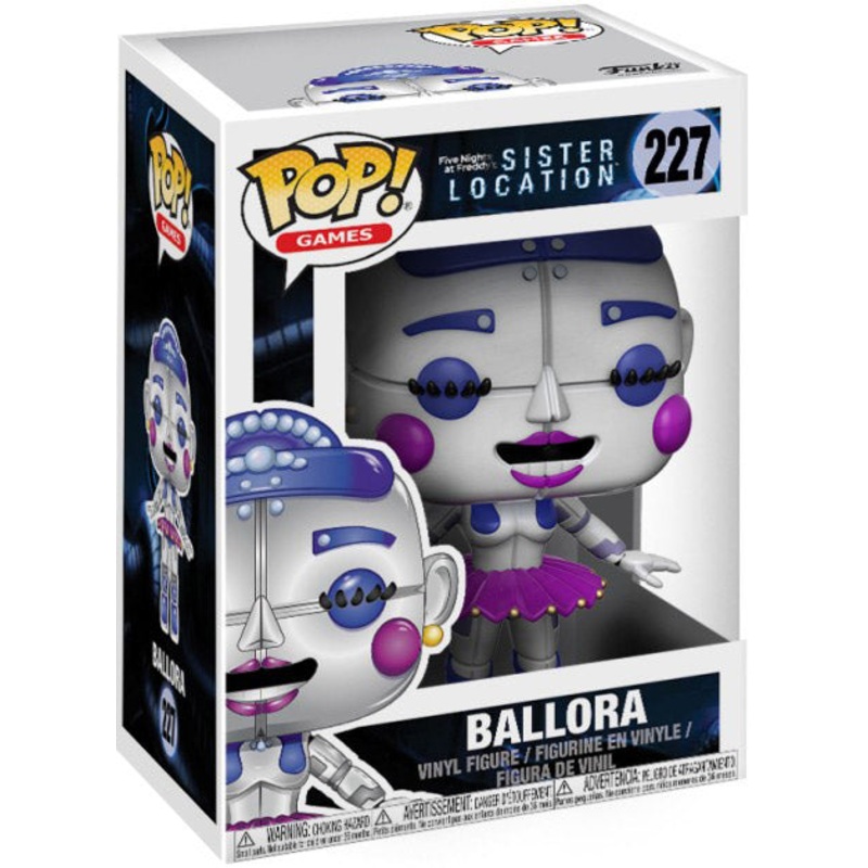 Funko Pop! Five Nights at Freddys Sister Location Ballora 227 + Free Protector (Box / shelf wear)