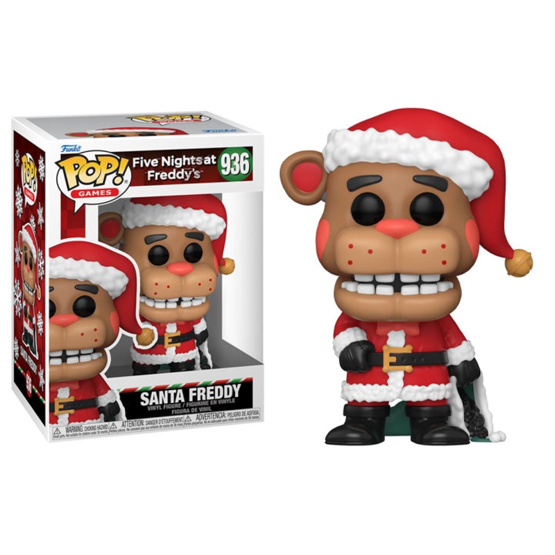 Funko Pop! FNAF Five Nights at Freddys Santa Freddy 936 + Free Protector