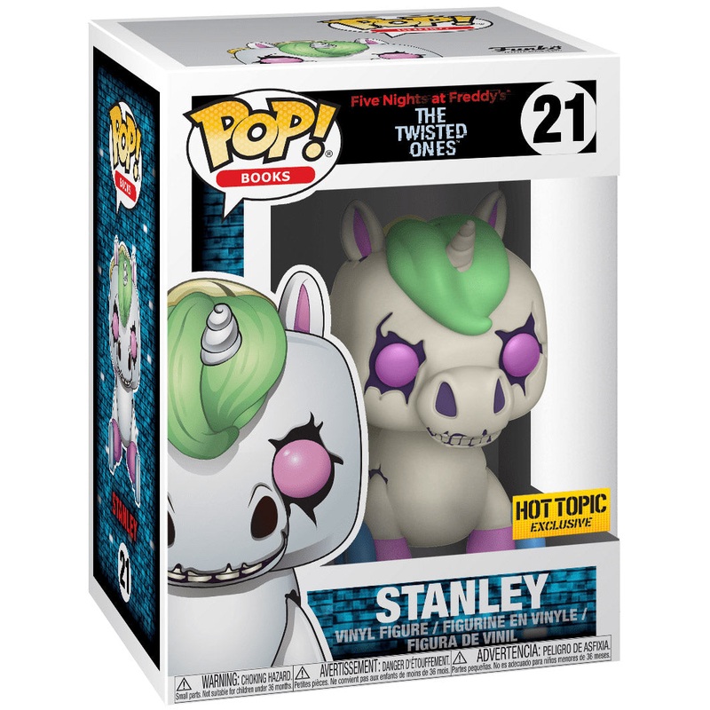 Funko Pop! FNAF Five Nights at Freddys The Twisted Ones : Stanley 21 Hot Topic Exclusive + Free Protector