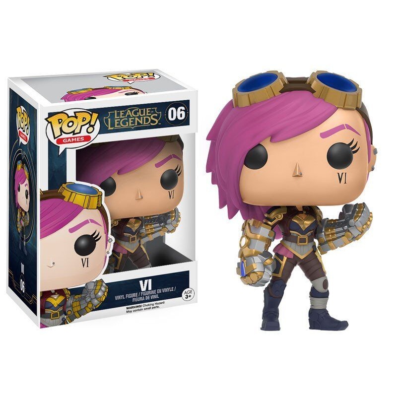 Funko Pop! League of Legends : Vi 06 (VAULTED) + Pop Protector