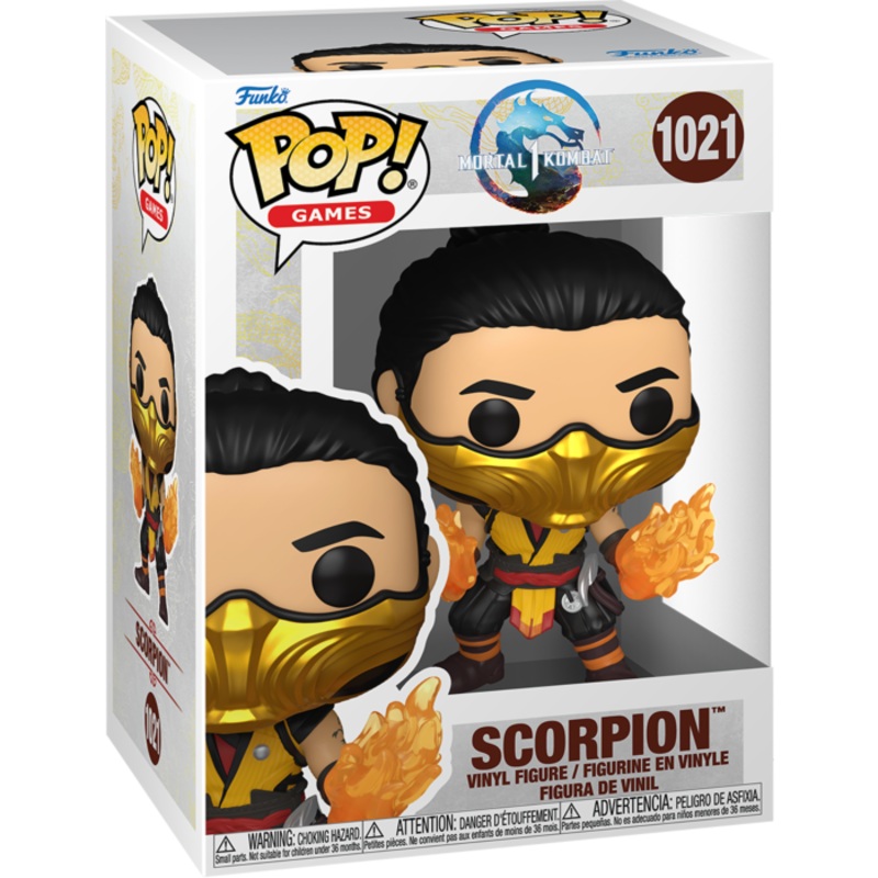 Funko Pop! Mortal Kombat - Scorpion 1021 + Free Protector