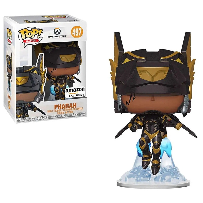 Funko Pop! Overwatch Pharah 497 Amazon Exclusive (VAULTED) + Pop Protector