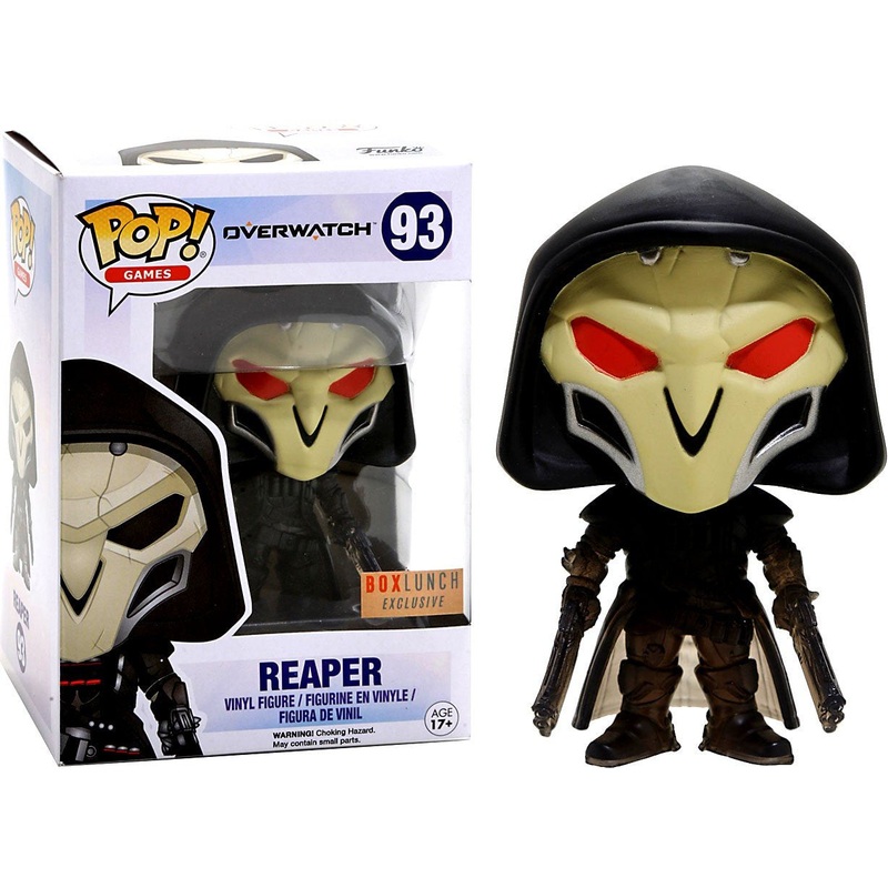 Funko Pop! Overwatch : Reaper 93 BoxLunch Exclusive (VAULTED) + Pop Protector