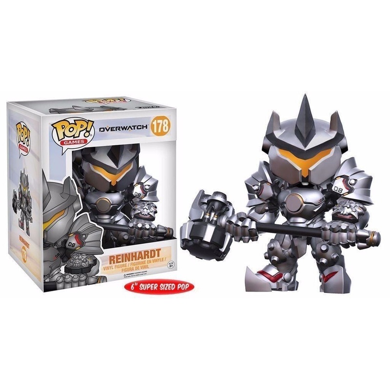 Funko Pop! Overwatch - Reinhardt 178 6-Inch Figure (VAULTED)