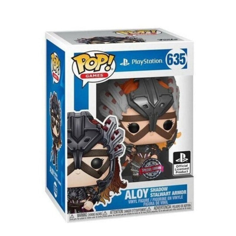 Funko Pop! PlayStation Aloy Shadow Stalwart Armor 635 Special Edition (VAULTED) + Pop Protector