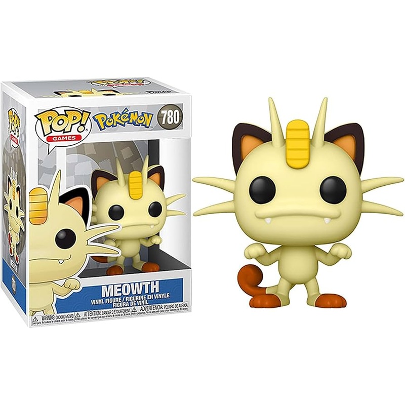 Funko Pop! Pokemon Meowth 780 + Pop Protector
