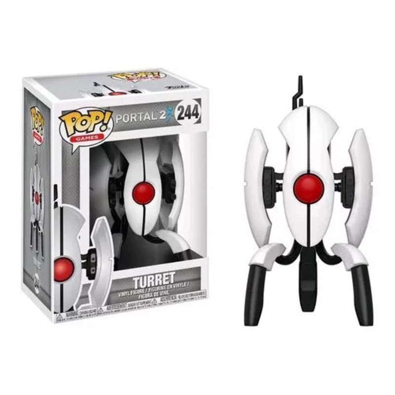 Funko Pop! Portal 3 : Turret 244 (VAULTED) + Pop Protector