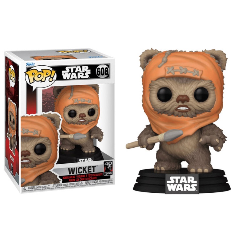 Funko Pop! Disney Star Wars Return of the Jedi Wicket 608 + Free Protector