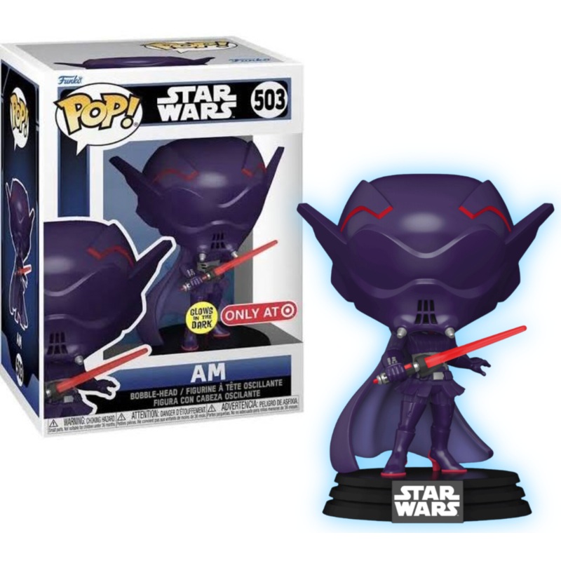 Funko Pop! Star Wars AM 503 GITD Target Exclusive + Free Protector