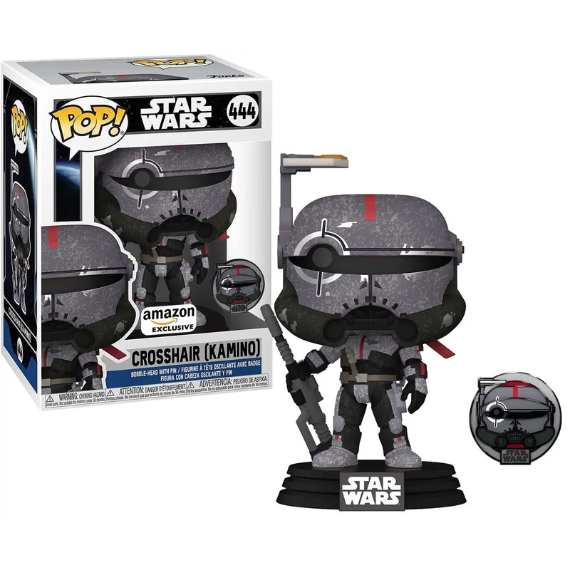 Funko Pop! Star Wars Crosshair (Kamino) 444 Amazon Exclusive + Free Protector