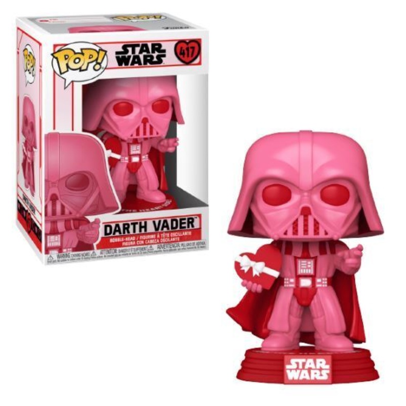 Funko Pop! Star Wars - Darth Vader #417 ( Pink Valentines Day Edition ) + PoP Protector