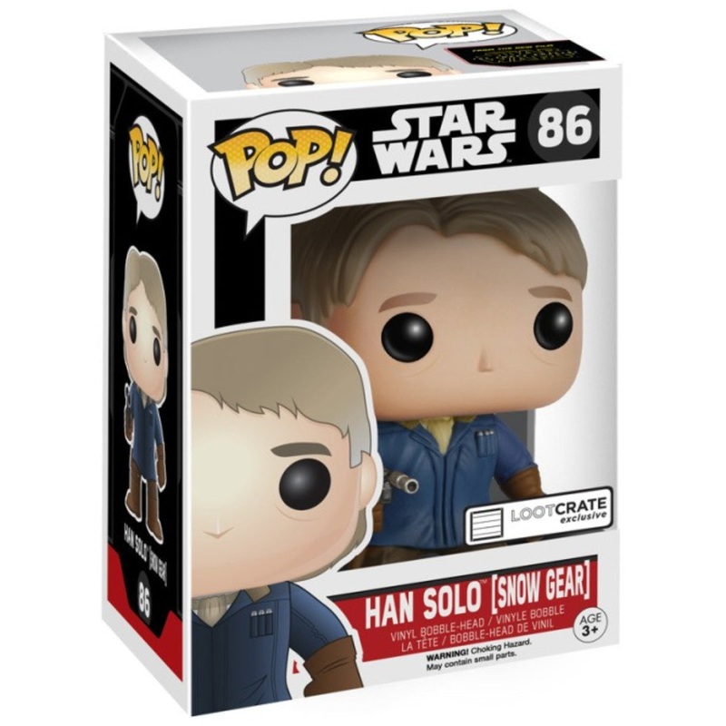 Funko Pop! Star Wars Han Solo [Snow Gear] 86 LootCrate Exclusive + Free Protector (VAULTED)