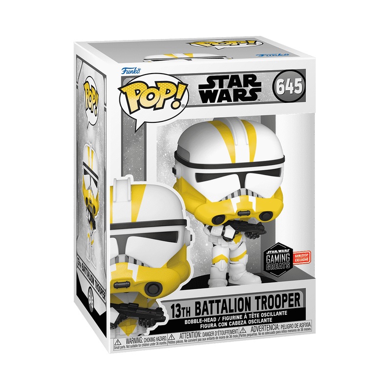 Funko POP! Star Wars Jedi: 645 Fallen Order 13th Battalion Trooper 3.9-in Vinyl Figure GameStop Exclusive