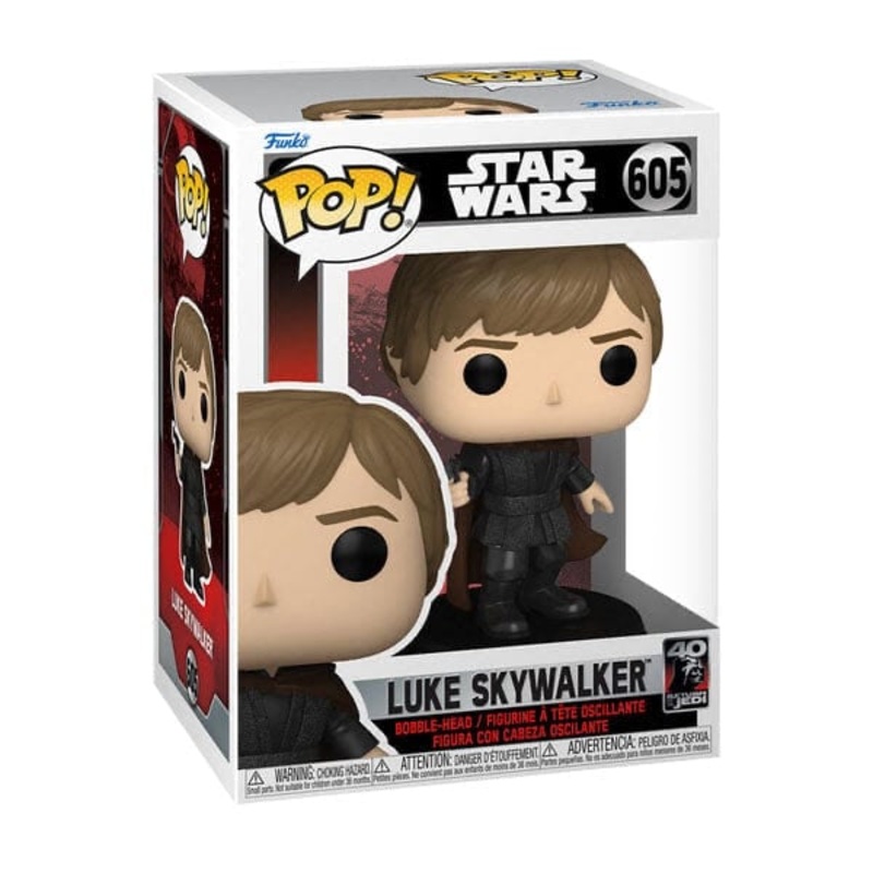 Funko Pop! Star Wars Luke Skywalker 605 + Free Protector